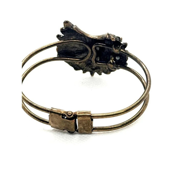 Bronze owl bracelet - Picture 2 of 6